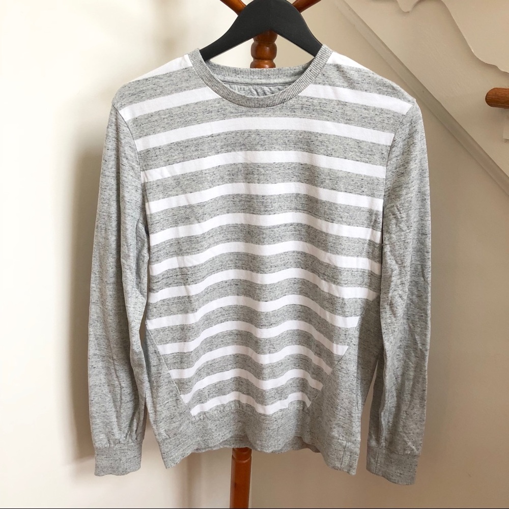 Kenneth Cole Men’s Striped Long Sleeve Sweater